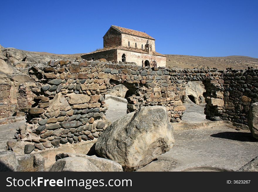 Georgian Church With A Wall