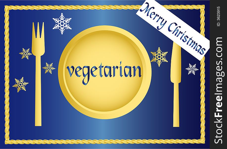 -Merry Christmas for vegan / vegetarian. -Merry Christmas for vegan / vegetarian