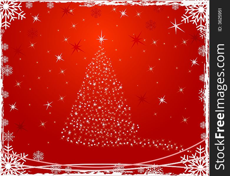 Christmas vector decor background illustration. Christmas vector decor background illustration.
