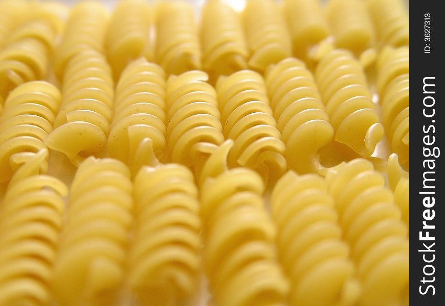 Fusilli Italian Pasta White 2