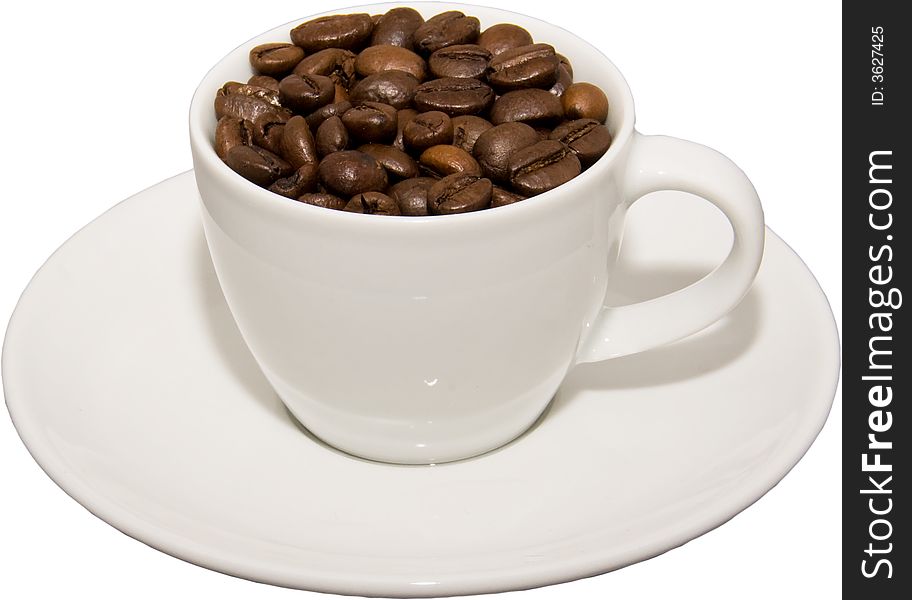 Cup With Coffeebeans