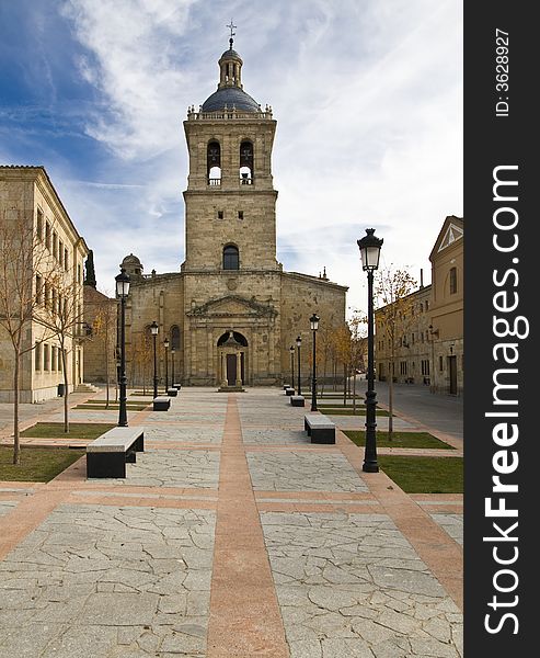 Santa Maria cathedral located in the town of Ciudad Rodrigo, Spain. Santa Maria cathedral located in the town of Ciudad Rodrigo, Spain