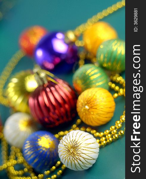 Some Colorful Balls for Christmas Decoration. Some Colorful Balls for Christmas Decoration