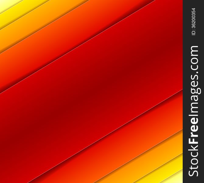 Abstract red and orange rectangle shapes. RGB EPS 10