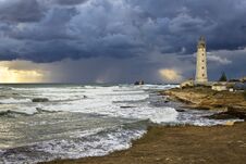 Tarkhankut Lighthouse Royalty Free Stock Photos Tarkhankut Lighthouse Royalty Free Stock Photos