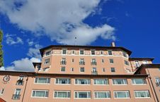 A Beautiful Hotel And Sky Stock Photography