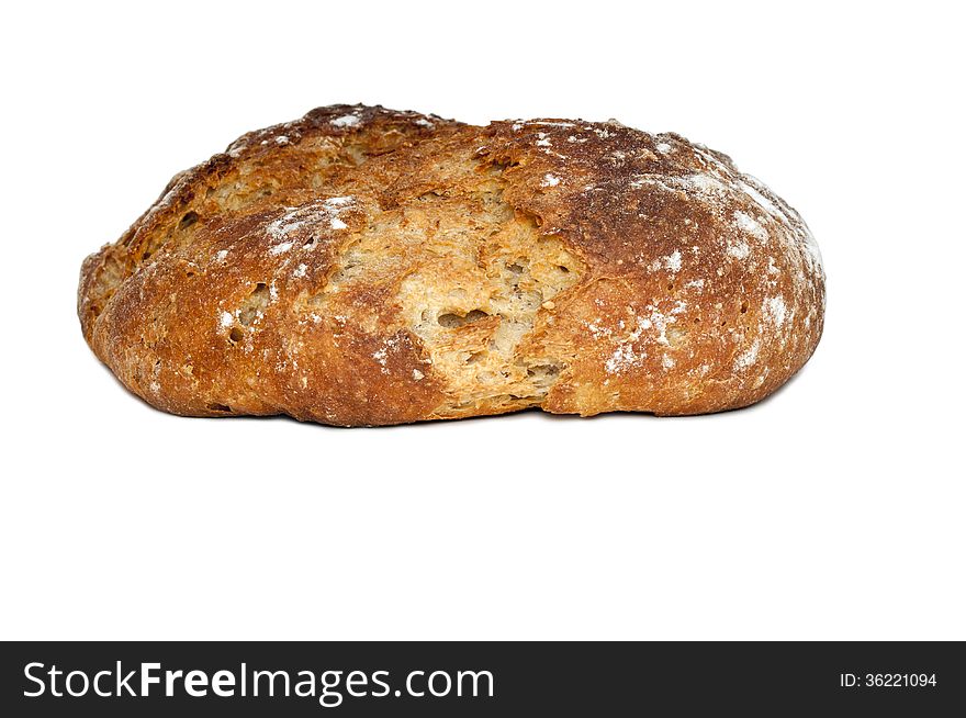 Fresh White Bread Isolated