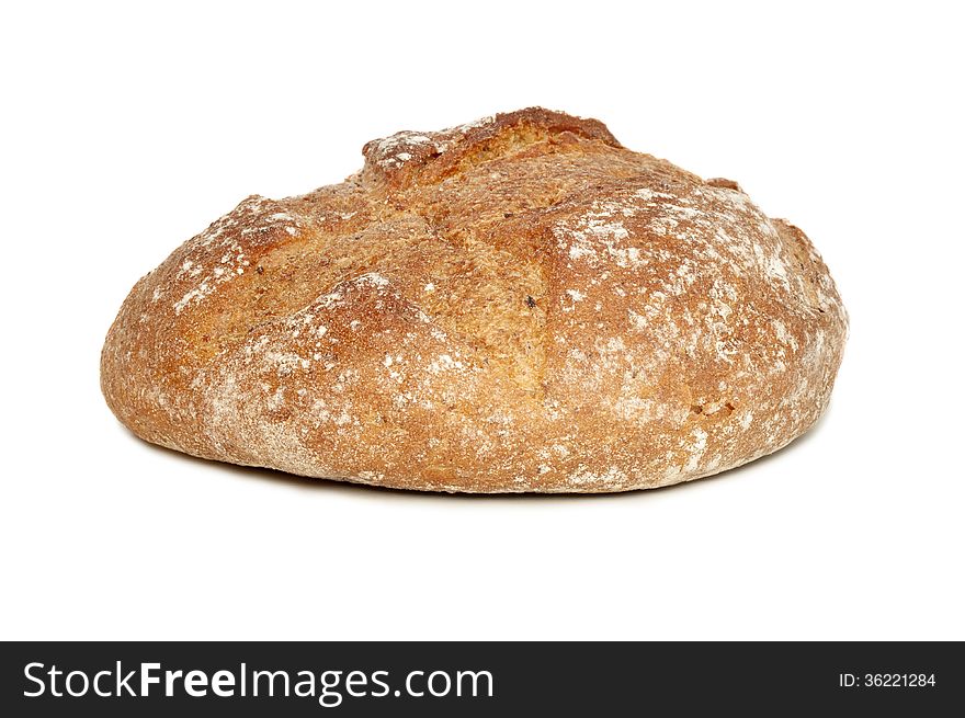 Fresh White Bread Isolated