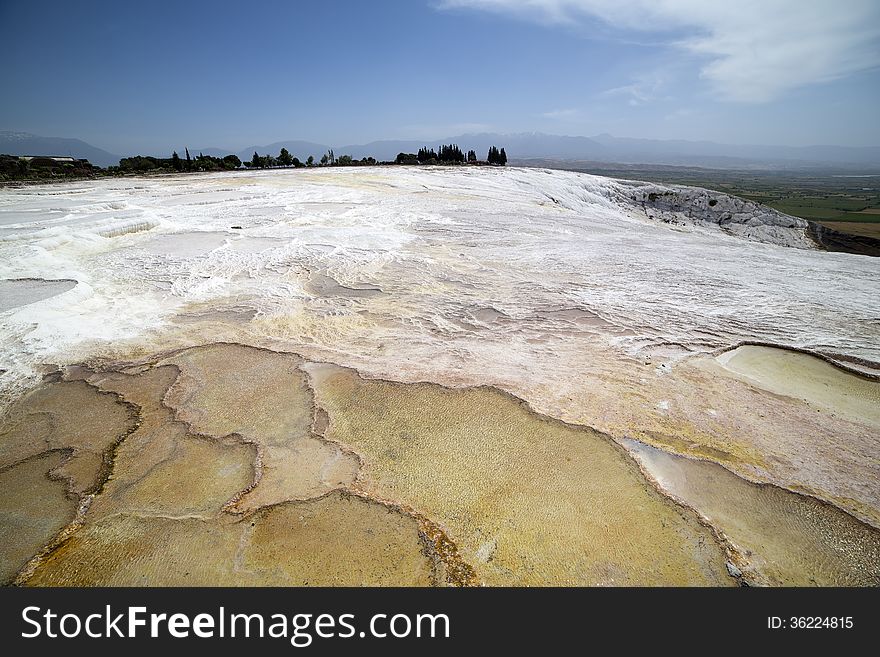 Pamukkale In Denizli, Turkey