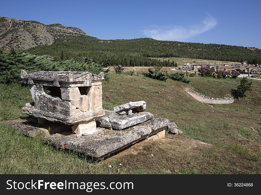 Tomb in Hierapolis, Denizli, Turkey