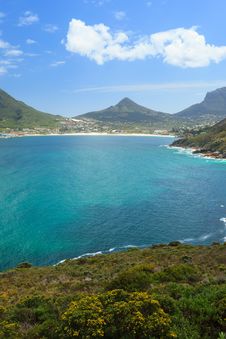 View Of Hout Bay From Chapmans Peak Stock Image View Of Hout Bay From Chapmans Peak Stock Image