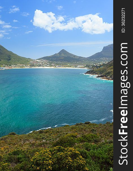 View of Hout Bay from Chapmans Peak - Cape Town, South Africa