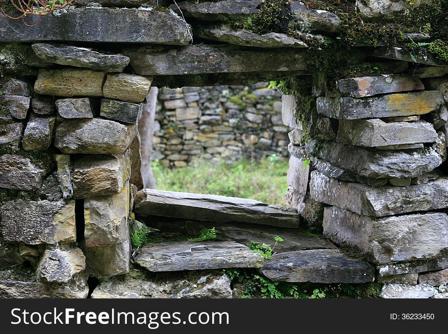 Kuelap Ruins Window