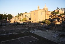Roman Forum Stock Photo
