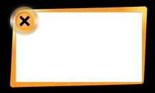 Frame And Transparent Circles With Ban Mark Royalty Free Stock Photo Frame And Transparent Circles With Ban Mark Royalty Free Stock Photo