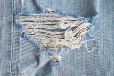 Blue Torn Denim Jeans Texture Stock Photos Blue Torn Denim Jeans Texture Stock Photos