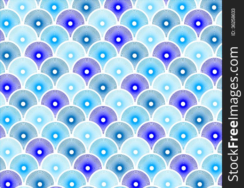 Abstract geometric seamless pattern. Blue pattern with line.