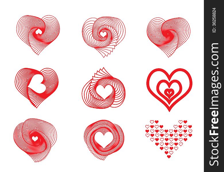 Vector Valentines Day Icons