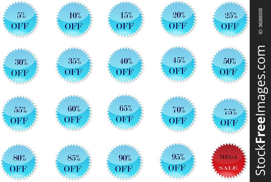 Discounts Badges which are perfect for any website with light blue business classic looks. Available in vector AI. Discounts Badges which are perfect for any website with light blue business classic looks. Available in vector AI.