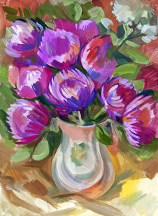 Still Life A Bouquet Of Flowers Royalty Free Stock Photos Still Life A Bouquet Of Flowers Royalty Free Stock Photos