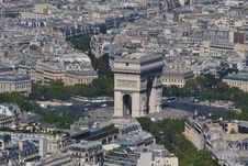 Arc De Triomphe, Paris Royalty Free Stock Photography Arc De Triomphe, Paris Royalty Free Stock Photography