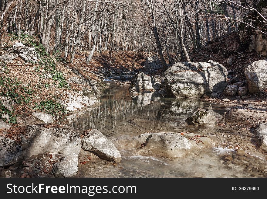 Crimea mountain rivers