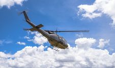 Military Helicopter Flying Stock Images