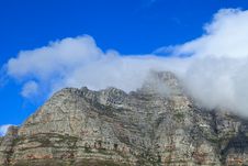 Table Mountain In Cape Town Stock Photography