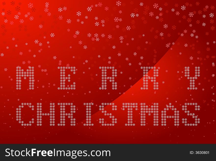 Vector illustration of Christmas greeting. Vector illustration of Christmas greeting