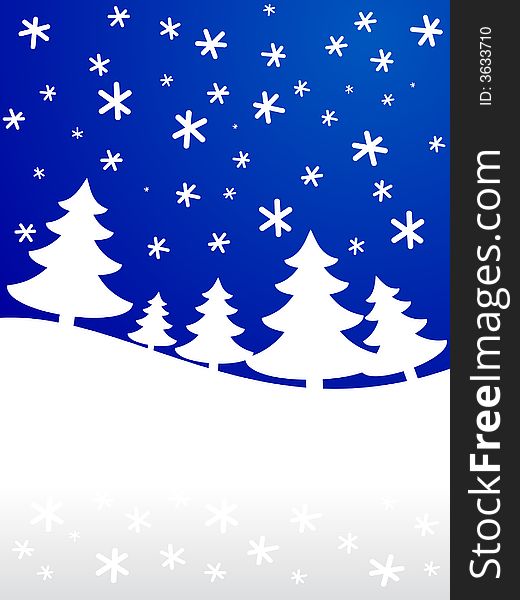 Beautiful winter background. Vector illustration. Beautiful winter background. Vector illustration.