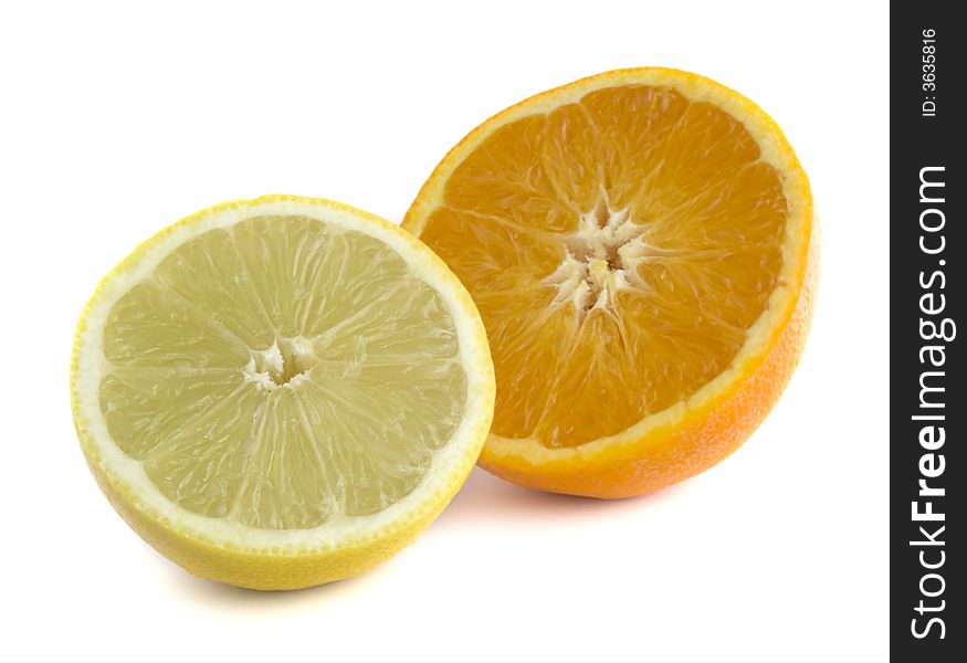 Orange & Lemon Halves