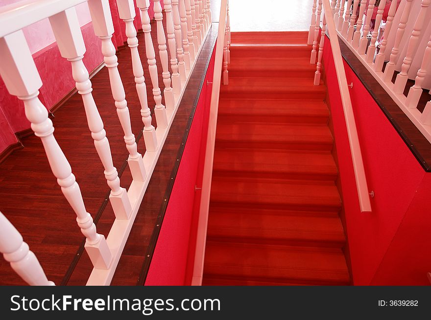 Ladder  on a white background