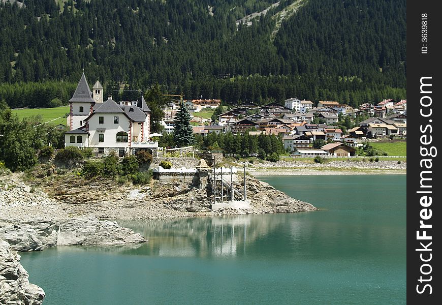 Small Village On The Lake