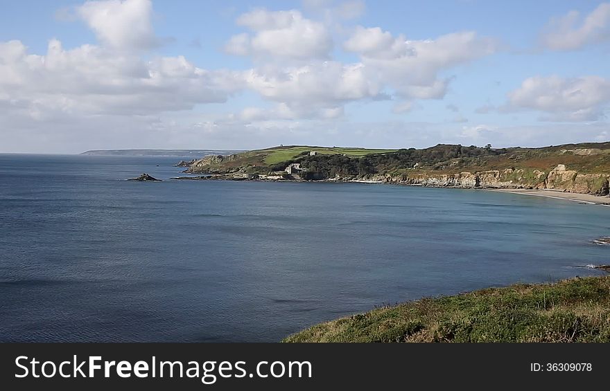 Kenneggy Sand Cornwall England west of Praa Sands