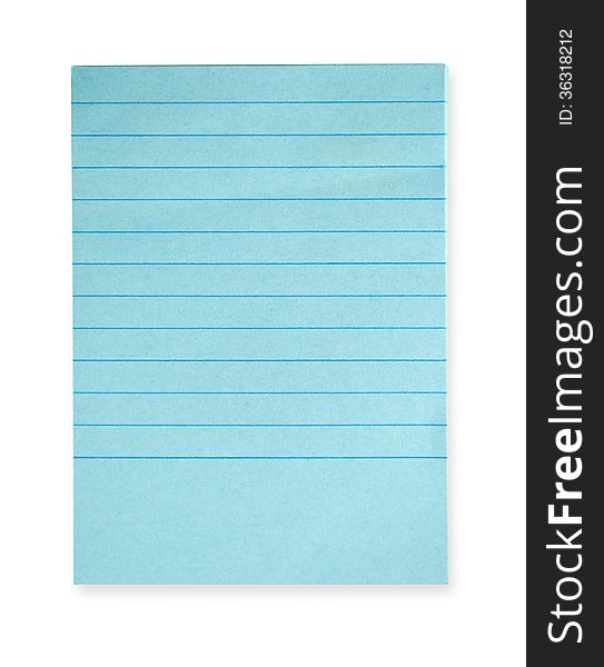 Blank notebook isolated on white,blue notebook, notebook