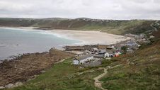 Sennen Cove Cornwall Near Lands End Royalty Free Stock Images Sennen Cove Cornwall Near Lands End Royalty Free Stock Images