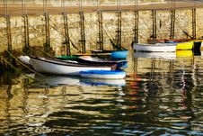Row-Boats ~ Ready And Waiting Stock Photos