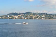 Cannes From The Sea Stock Image Cannes From The Sea Stock Image