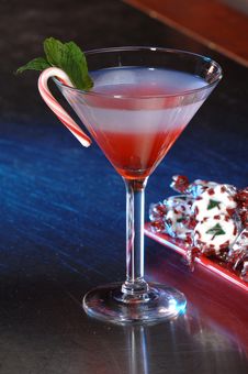 Red Martini Cocktail Stock Image Red Martini Cocktail Stock Image