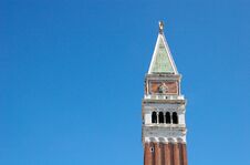 Campanile - Bell Tower In Venezia Royalty Free Stock Photography