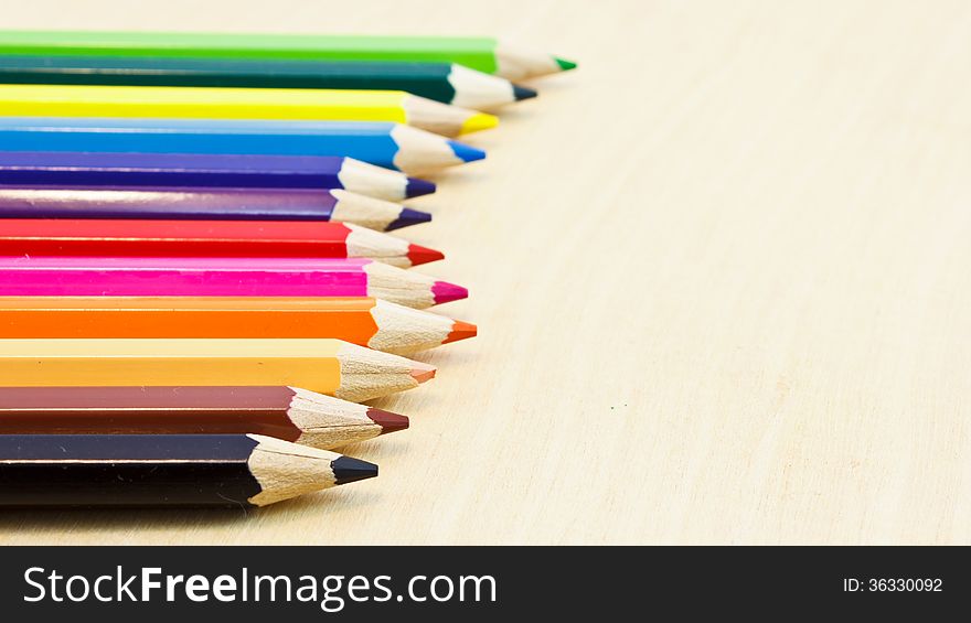 Coloured Short Pencils