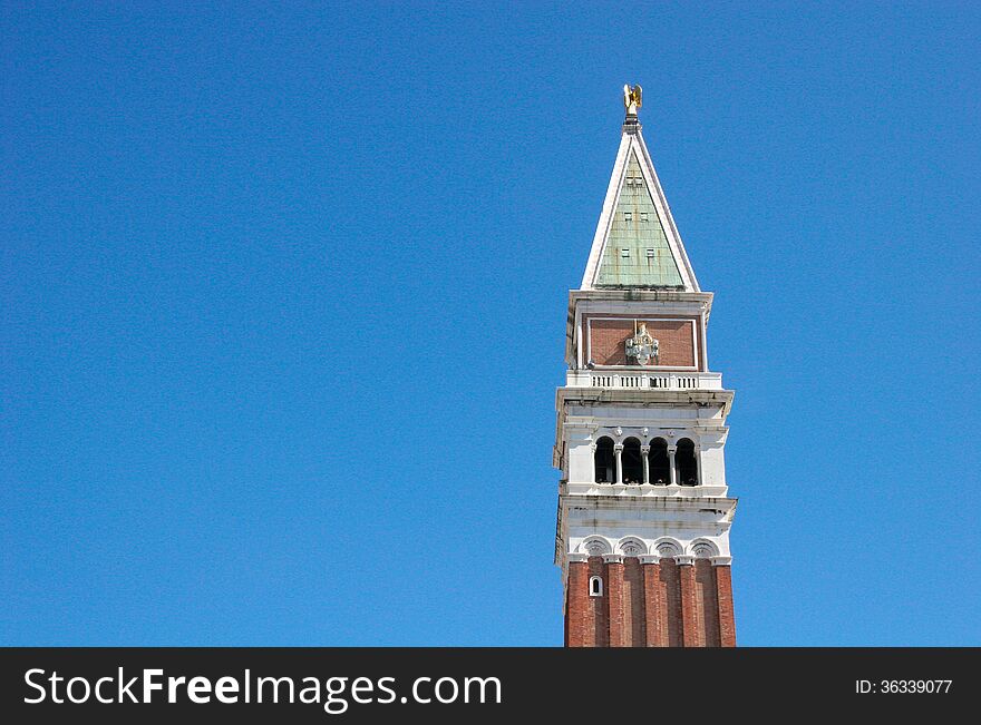 Bell Tower in Piazza San Marco, Venezia, Italy. Bell Tower in Piazza San Marco, Venezia, Italy