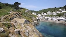 Summer In Polperro Cornwall England UK Royalty Free Stock Photography Summer In Polperro Cornwall England UK Royalty Free Stock Photography