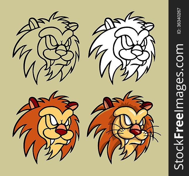 Lion head character, transparent, black and white, color, and full color. Good use for icon, symbol, logo, mascot, or any design you want. Easy to use or edit. Lion head character, transparent, black and white, color, and full color. Good use for icon, symbol, logo, mascot, or any design you want. Easy to use or edit.