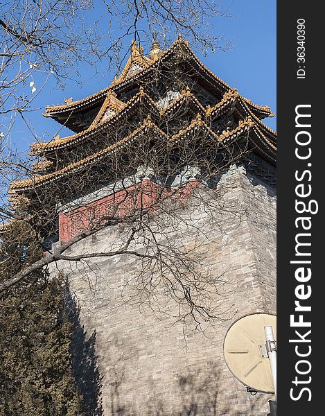 Corner Tower Of Forbidden City