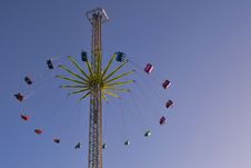 Tall Funfair Ride Royalty Free Stock Photo