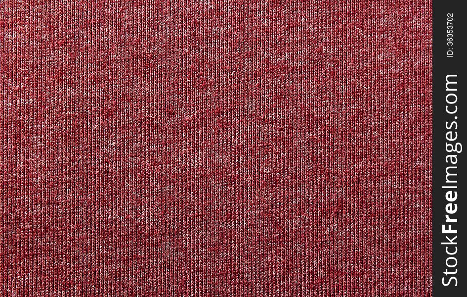 Red fabric texture