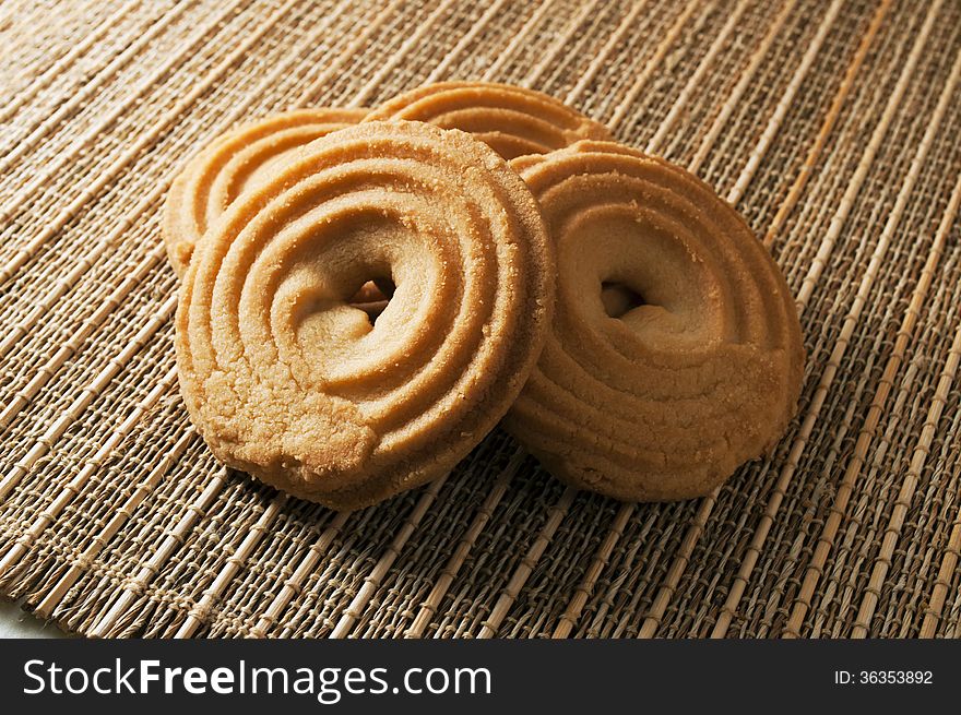 Delicious crackers on the table, a few crackers. Delicious crackers on the table, a few crackers