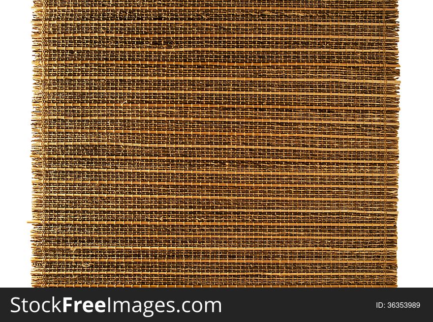 Empty Bamboo Table Mat, Blank Bamboo background