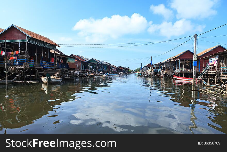 Flood in cambodia